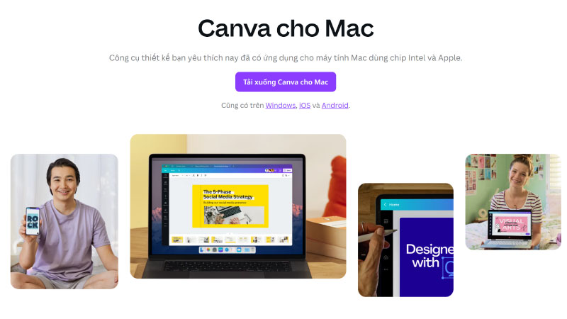 Cách tải Canva về cho máy tính Mac (macOS)