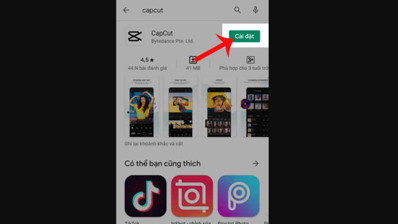Hướng dẫn chi tiết cách tải CapCut Pro trên Android