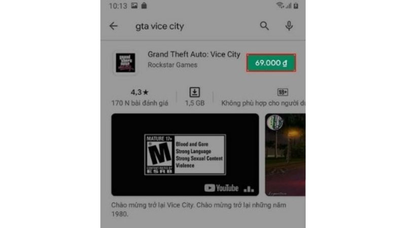 Cách tải GTA Vice City trên Android