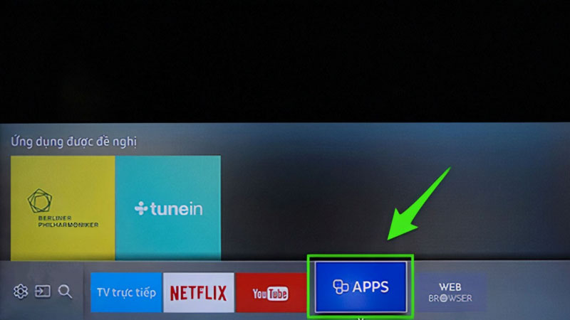 Cách tải VTV Go trên tivi Samsung 2