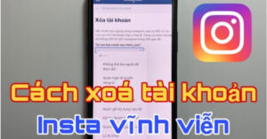 cách xóa tài khoản insta