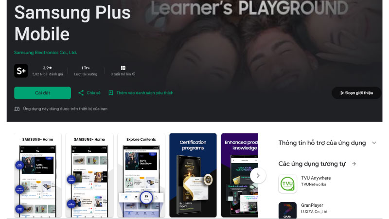 Hướng dẫn tải Samsung Plus trên các nền tảng