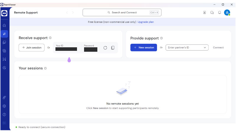 Cách đăng ký và đăng nhập vào Teamviewer
