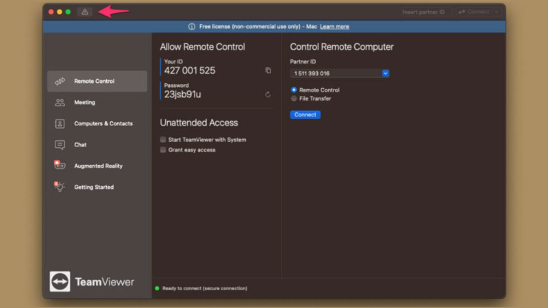 Cách sử dụng Teamviewer cho Mac sau khi tải