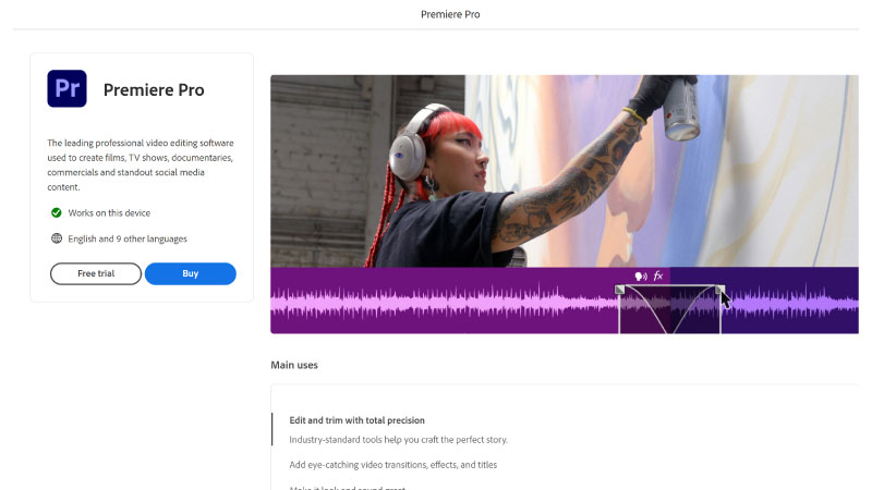 Cách tải Adobe Premiere Pro miễn phí