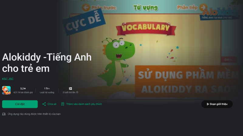 Cách tải Alokiddy