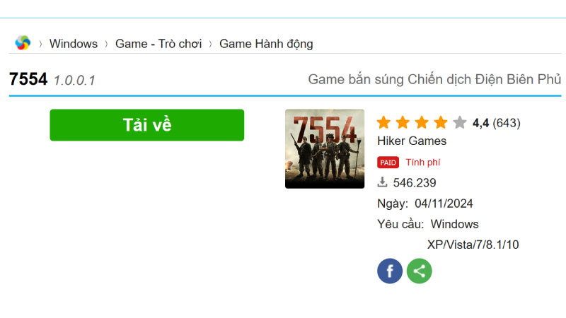 Hướng dẫn cách tải game 7554