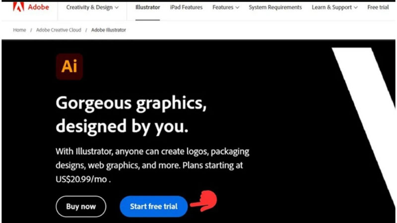 Tải Illustrator từ website chính thức