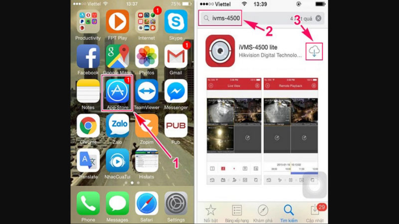 Tải iVMS 4500 trên iOS
