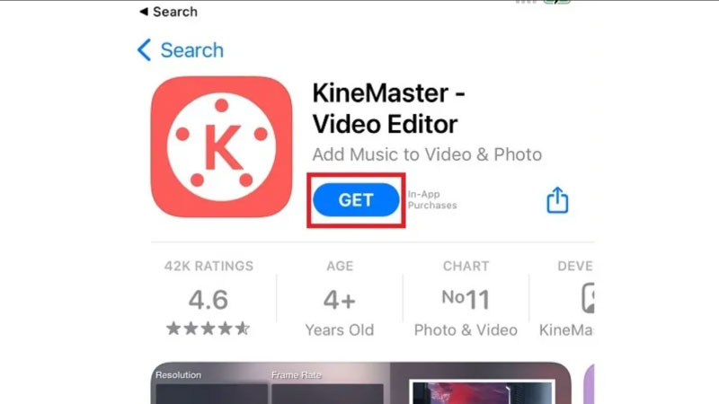 Tải KineMaster miễn phí trên iOS