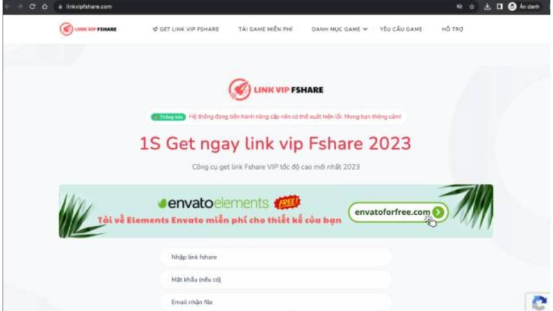 Linkvipfshare.com - Dịch vụ tải nhanh Fshare tốc độ cao