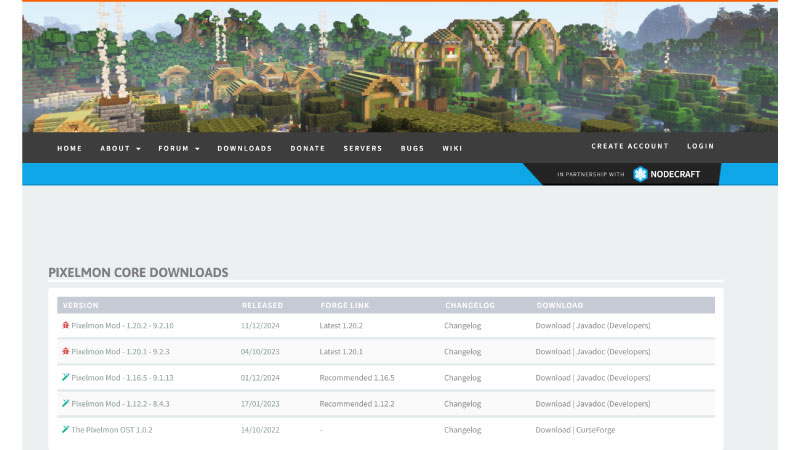 Hướng dẫn tải Pixelmon trên PC