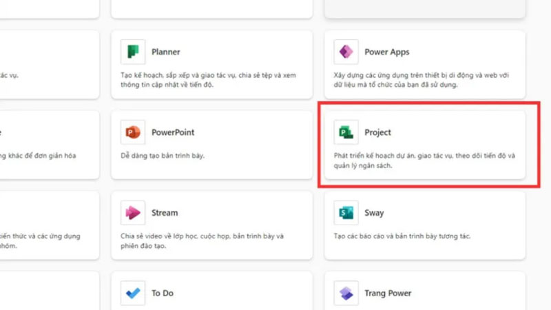 Cách Tải Microsoft Project
