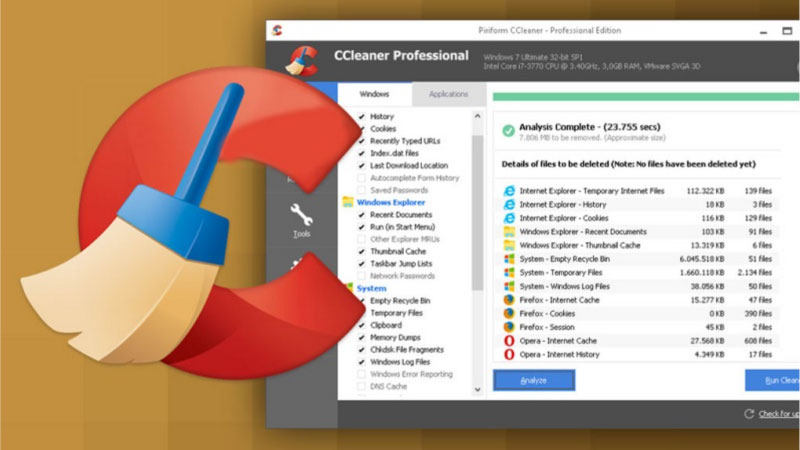 CCleaner - Tải phần mềm quét rác