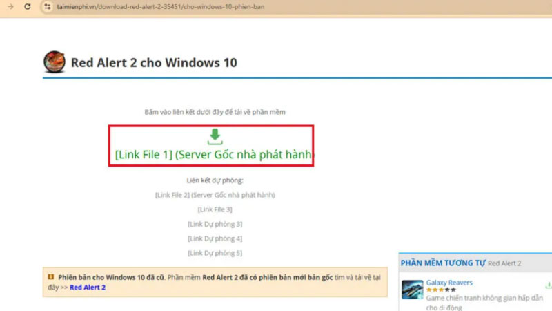 Cách tải Red Alert 2 trên Windows 10