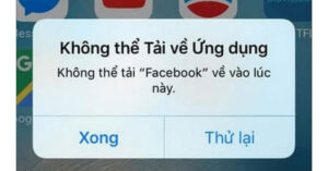 tại sao app store không tải được ứng dụng