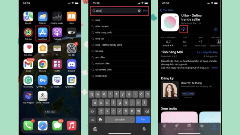 Cách tải Ulike cho iPhone và cài đặt