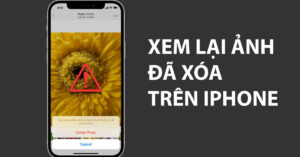 xem ảnh đã xóa trên iphone