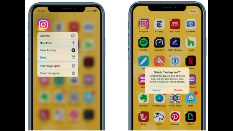Gỡ bỏ ứng dụng không sử dụng - xóa rác iPhone