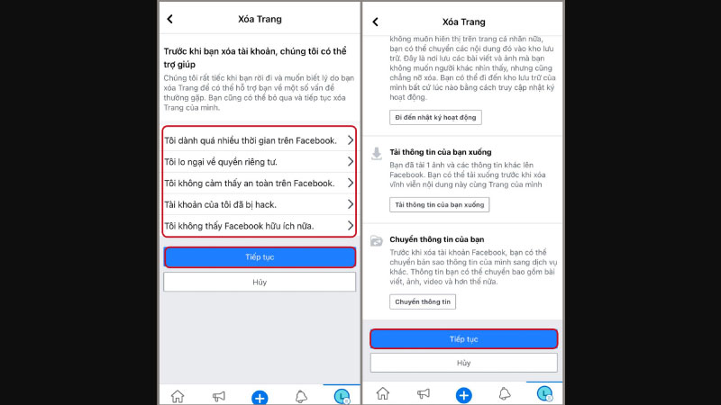 Cách để xóa blog cá nhân trên Facebook