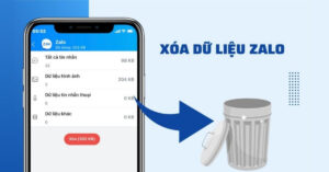 cách xóa dữ liệu trên zalo