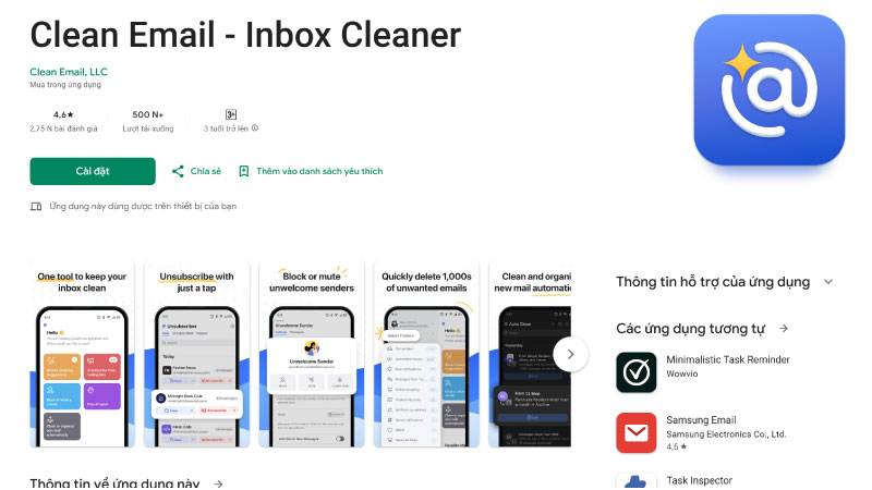 Sử dụng các ứng dụng bên ngoài để quản lý và xóa email trong Gmail