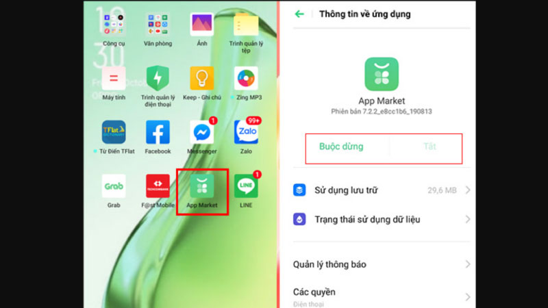 Cách xóa Oppo App Store