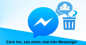 xóa nhóm chat trên messenger