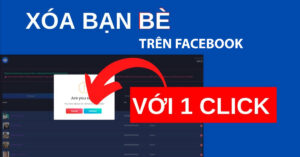 xóa tất cả bạn bè trên facebook