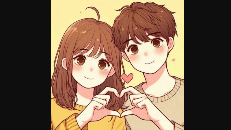 Hình ảnh cặp đôi dễ thương