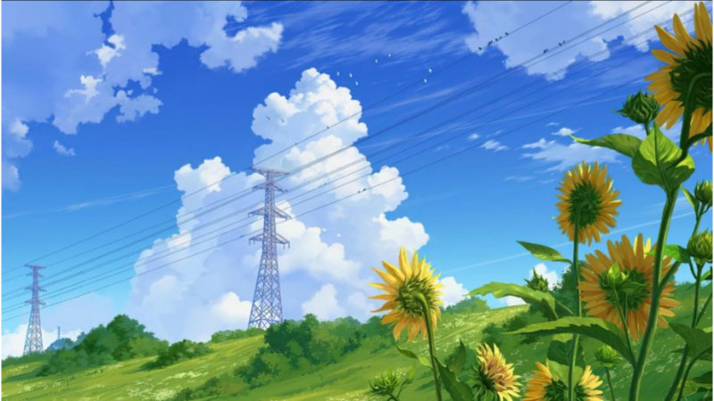 Ảnh hoạt hình chủ đề thiên nhiên