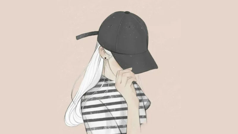 ảnh nữ che mặt 2