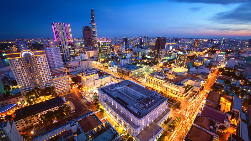 ảnh thành phố về đêm 1