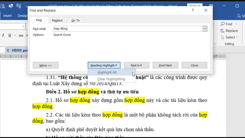 Cách thay thế từ trong Word bằng tính năng Find & Replace