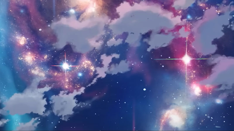Ảnh bầu trời đêm đẹp anime 7