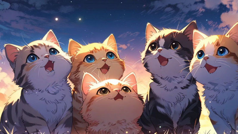 ảnh con mèo cute 1