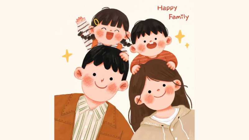 hình ảnh gia đình hạnh phúc 1