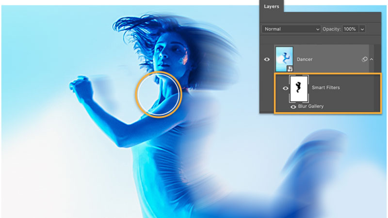 cách làm mờ ảnh trong photoshop 3