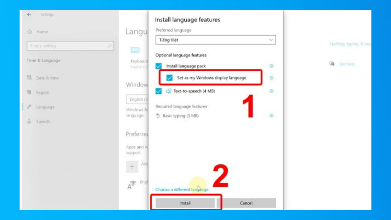 cài tiếng việt cho win 10 3