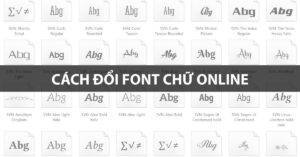 chuyển font chữ online