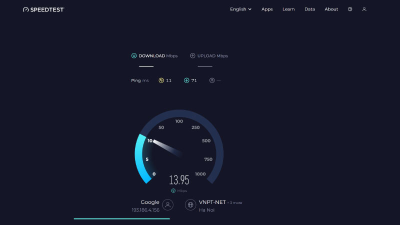kiểm tra tốc độ wifi 1