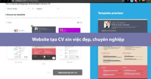 mẫu cv xin việc đẹp
