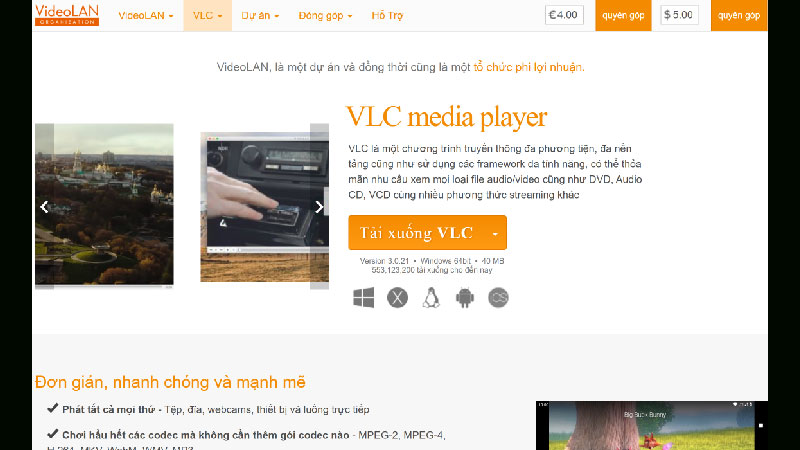 tải vlc 3