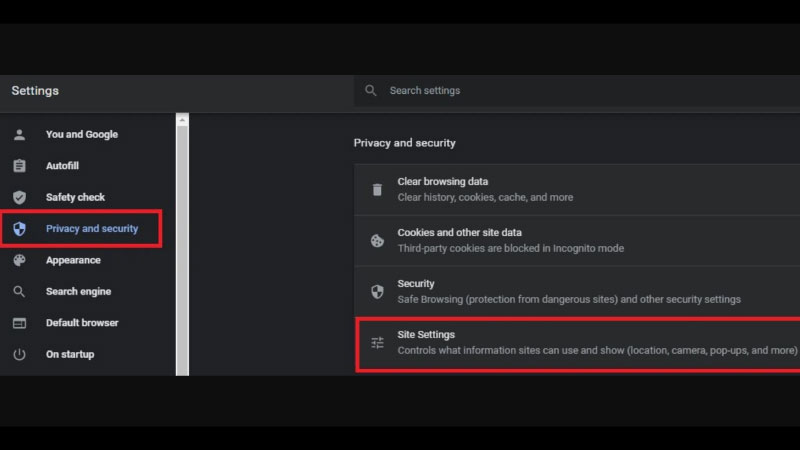 cách chặn trang web tự mở trên chrome 1