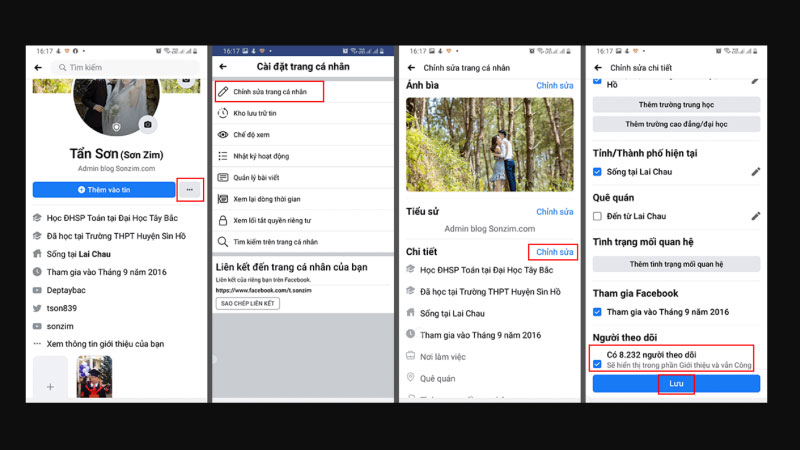 cách hiển thị số người theo dõi trên facebook 3
