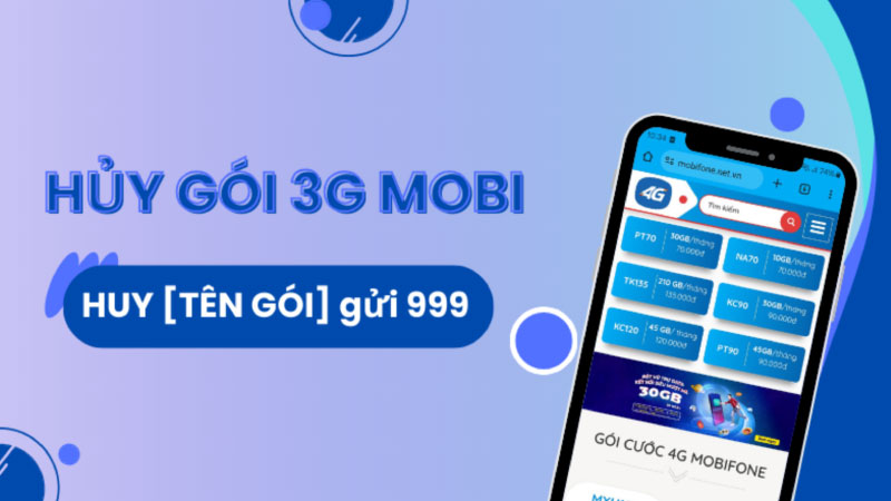 cách hủy 3g mobi 1