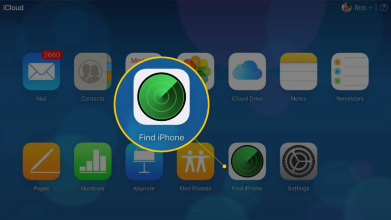 cách khóa icloud 3