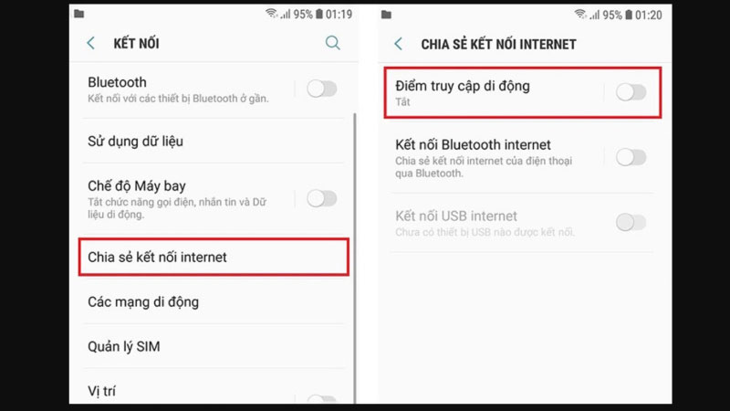 cách phát wifi trên android 1