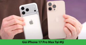 giá iphone 17 pro max tại mỹ