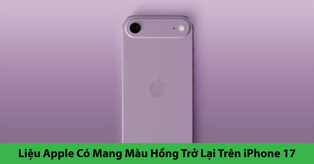 iphone 17 màu hồng